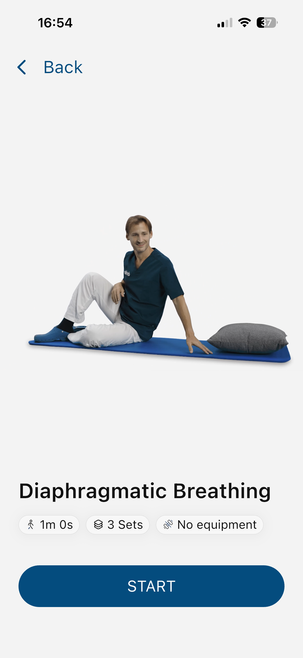 Schermata dei dettagli dell'esercizio di IMO